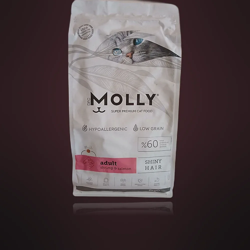 MOLLY ADULT SHINY HAIR flavor shrimp&salmon